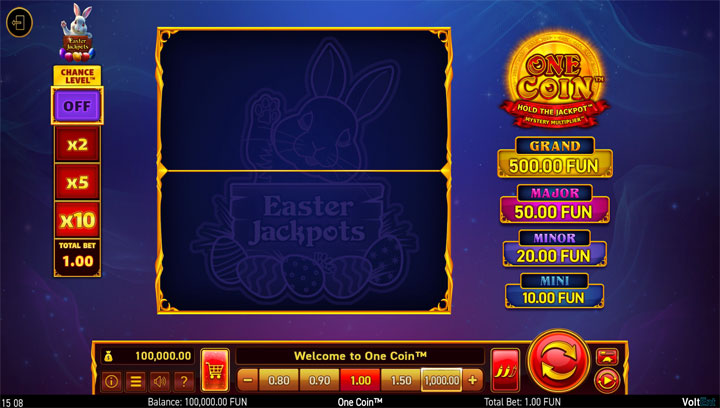สล็อต One Coin Easter Jackpots