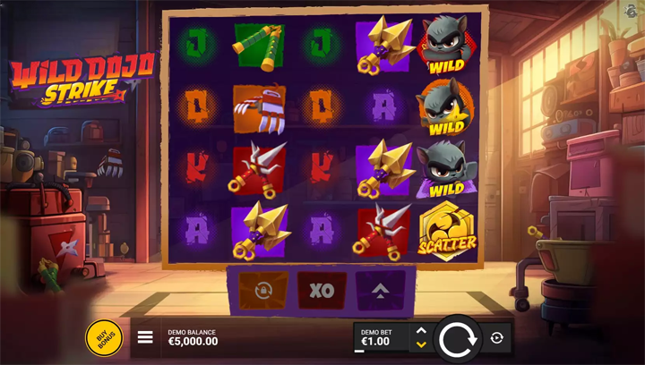 สล็อต Wild Dojo Strike