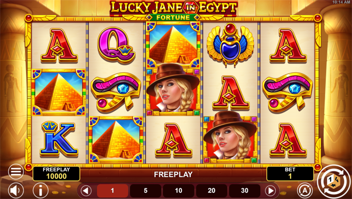 สล็อต Lucky Jane In Egypt Fortune
