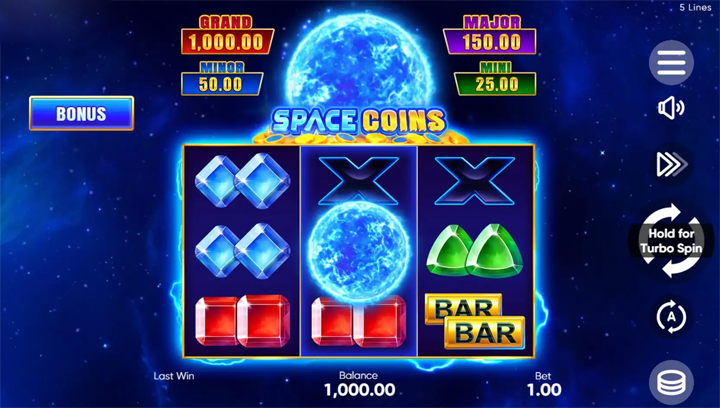 สล็อต Space Coins