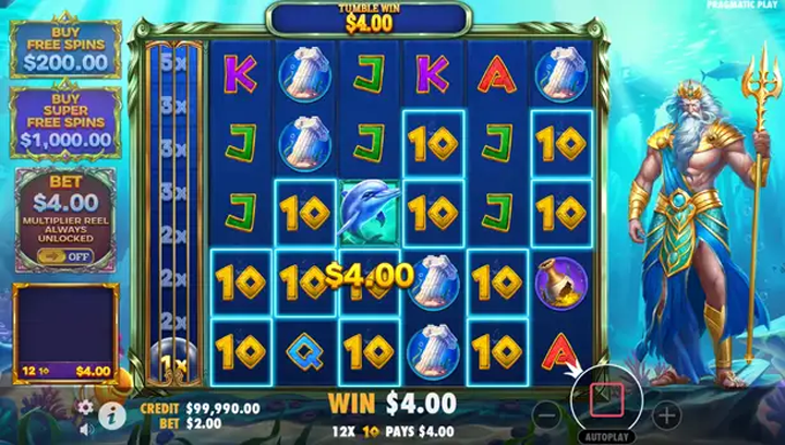 สล็อต Waves of Poseidon