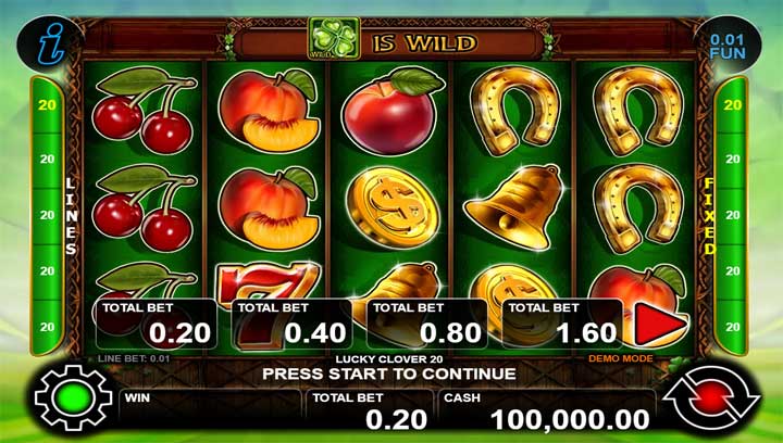 สล็อต Lucky Clover 20
