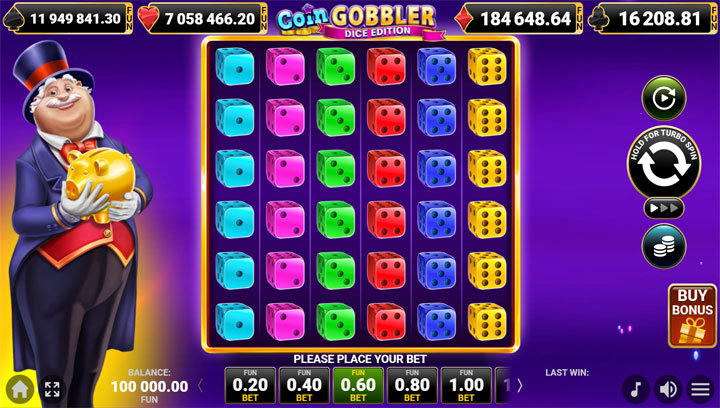 สล็อต Coin Gobbler Dice Edition